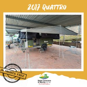 2017 Quattro Invader Off-road Campers for Sale